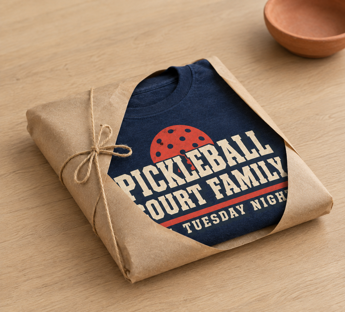 Pickleball Shirt — Retro Court Family League Night T-Shirt