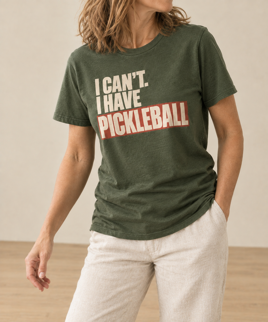 Funny Pickleball Shirt — I Can't I Have Pickleball Tee