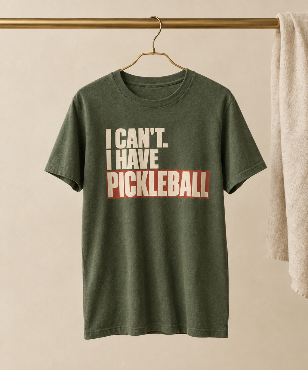 Funny Pickleball Shirt — I Can't I Have Pickleball Tee